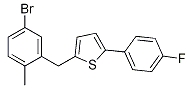 2-(5-BroMo-2-Methylbenzyl)-5-(4-fluorophenyl)thiophene