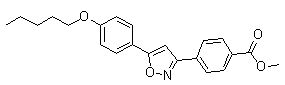  4-(5-(4-（戊基氧基）苯基）異噁唑-3-基）苯甲酸甲酯