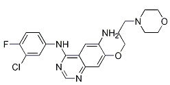 N4-(3-氯-4-氟苯基)-7-(3-嗎啉丙氧基)喹唑啉-4,6-二胺