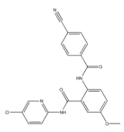 N-(5-Chloro-2-pyridinyl)-2-[(4-cyanobenzoyl)amino]-5-methoxybenzamide