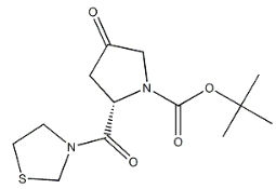 (2S)-4-Oxo-2-(3-thiazolidinylcarbonyl)-1-pyrrolidinecarboxylic acid tert-butyl ester