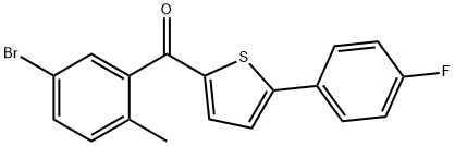 2-(5-溴-2-甲基苯甲?；?-5-(4-氟苯基)噻吩