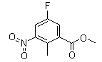 5-氟-2-甲基-3-硝基苯甲酸甲酯