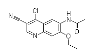 N-(4-氯-3-氰基-7-乙氧基喹啉-6-基)乙酰胺